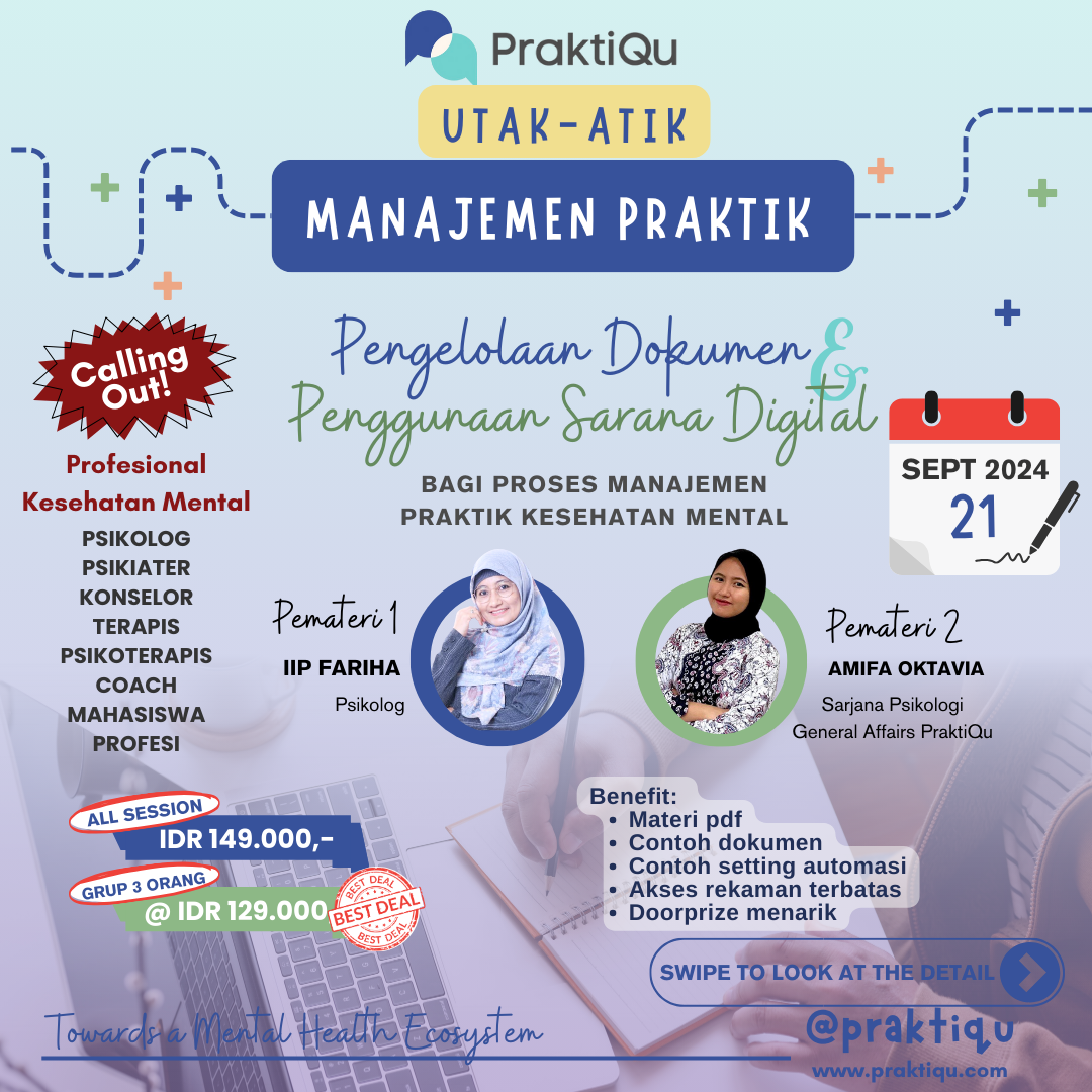 [Record] Utak-atik Manajemen Praktik: Pengelolaan Dokumen & Penggunaan Sarana Digital